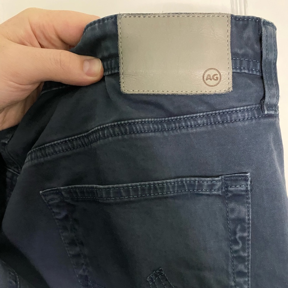 AG Blue Stretch Chino - 36x32